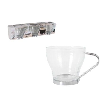 Set di Bicchieri Inde Amberg 100 ml 3 Pezzi (24 Unità)