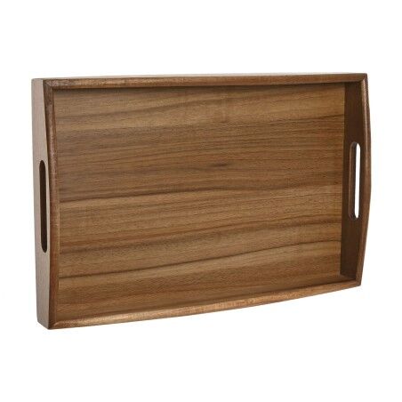 Vassoio Home ESPRIT Naturale Acacia 39,5 x 25,5 x 5,5 cm