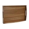 Vassoio Home ESPRIT Naturale Acacia 39,5 x 25,5 x 5,5 cm