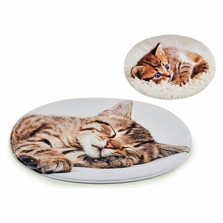 Tappeto Gatto 46 x 0,5 x 67 cm Grigio (12 Unità)
