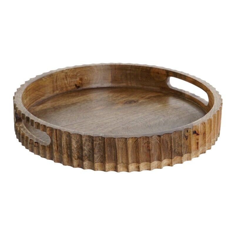 Vassoio per aperitivi DKD Home Decor Marrone scuro Legno di mango 30 x 30 x 5 cm Vassoio per aperitivi DKD Home Decor Marrone scuro Legno di mango 30 x 30 x 5 cm