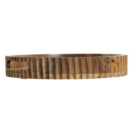 Vassoio per aperitivi DKD Home Decor Marrone scuro Legno di mango 30 x 30 x 5 cm