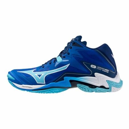Scarpe Sportive Uomo Mizuno Wave Lightning Z8 Mid Azzurro Pallavolo