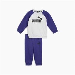 Tuta da Bambini Puma Minicats Ess Raglan Jogger Fl Blu Marino
