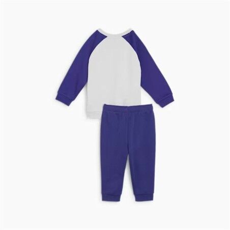 Tuta da Bambini Puma Minicats Ess Raglan Jogger Fl Blu Marino