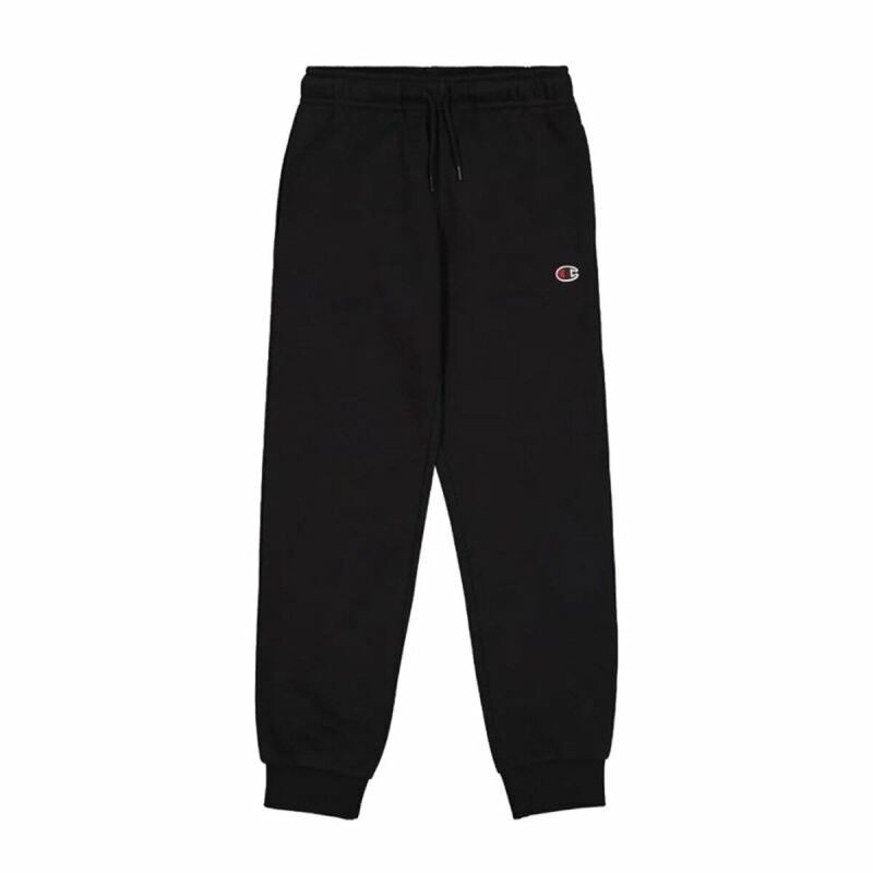 Pantalone di Tuta per Adulti Champion Rib Cuff Nero Uomo Pantalone di Tuta per Adulti Champion Rib Cuff Nero Uomo
