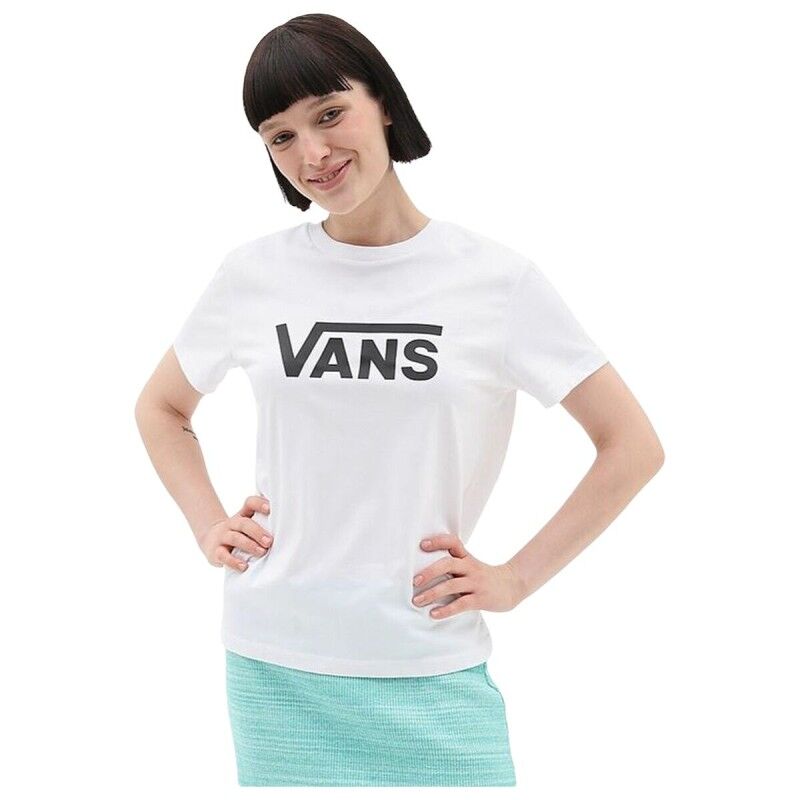 Maglia a Maniche Corte Donna Vans Drop V Ss Crew-B Maglia a Maniche Corte Donna Vans Drop V Ss Crew-B