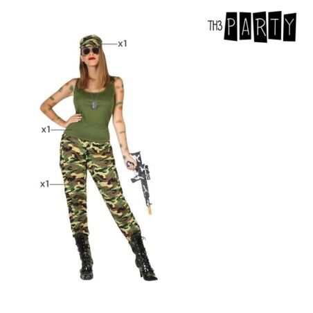 Costume per Adulti Verde (3 Pezzi)