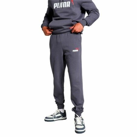 Pantalone di Tuta per Adulti Puma Ess+ 2 Grigio scuro Uomo