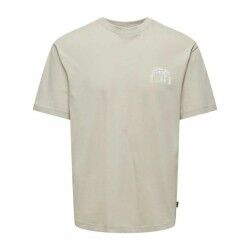 Maglia a Maniche Corte Uomo Only & Sons Onskylan Rlx Icon Bianco Caldo