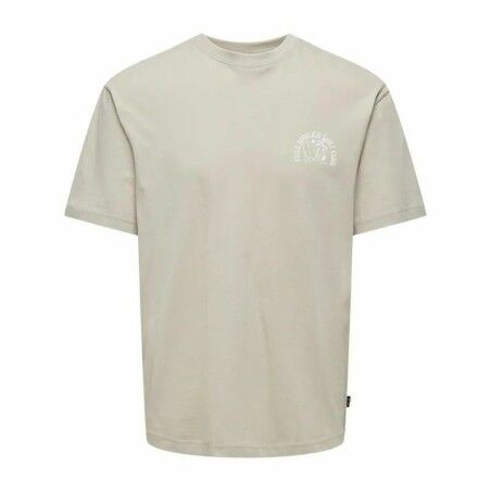 Maglia a Maniche Corte Uomo Only & Sons Onskylan Rlx Icon Bianco Caldo