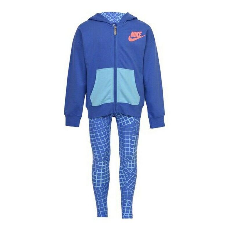 Tuta da Bambini 923-B9A Nike Azzurro Tuta da Bambini 923-B9A Nike Azzurro