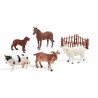 Set Animali della Fattoria Moltó 6 Pezzi Plastica