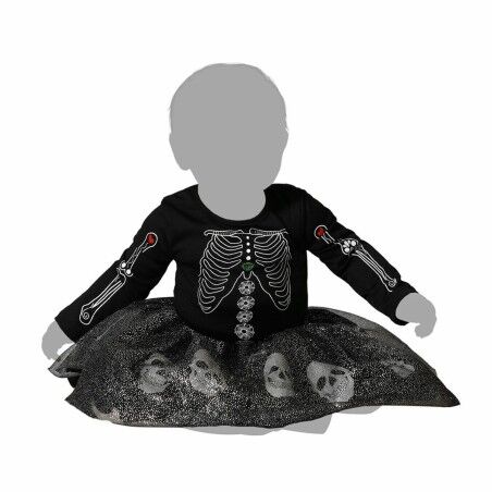Costume per Bambini Nero Scheletro