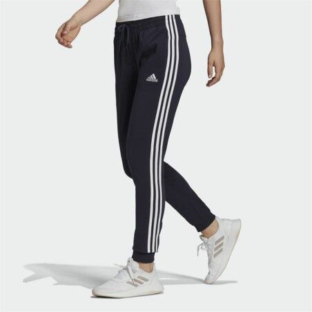 Pantalone di Tuta per Adulti Adidas  Essentials 3 Stripes Donna Azzurro