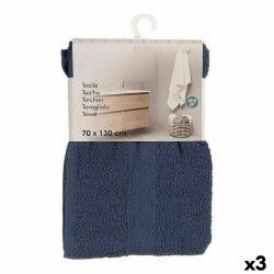 Telo da bagno Berilo 5313 Azzurro 80 % cotone 20 % Poliestere 70 x 0,5 x 130 cm (3 Unità)
