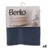 Telo da bagno Berilo 5312 Azzurro 80 % cotone 20 % Poliestere 50 x 90 cm 50 x 0,5 x 90 cm (6 Unità)