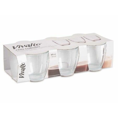 Set di Bicchieri Vivalto 505A-1/WH6 Trasparente Vetro 150 ml (12 Unità)