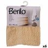 Telo da bagno Berilo 89657 Crema 80 % cotone 20 % Poliestere 50 x 90 cm (6 Unità)