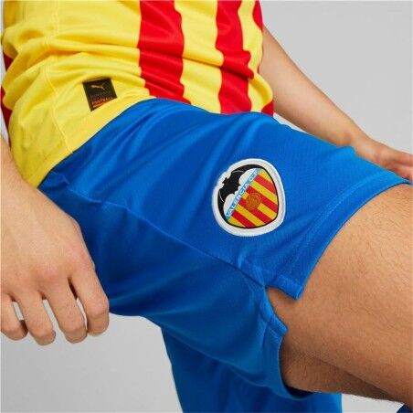 Pantaloni Corti Sportivi da Uomo Puma Valencia CF Third Kit 22/23 Azzurro
