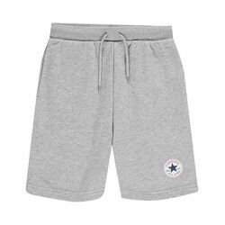 Pantaloncini Sportivi per Bambini Converse CHUCK PATCH TEE 969002 042 Grigio