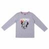 Maglia a Maniche Lunghe per Bambini Minnie Mouse Grigio