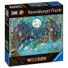 Puzzle Ravensburger 17516 Fantasy Forest Legno 500 Pezzi