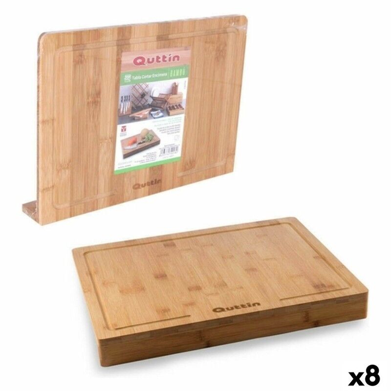 Tagliere Piano di Lavoro in Bamboo Quttin 88909 (35 x 25 x 1,2 cm) Bambù (8 Unità) Tagliere Piano di Lavoro in Bamboo Quttin 88909 (35 x 25 x 1,2 cm) Bambù (8 Unità)