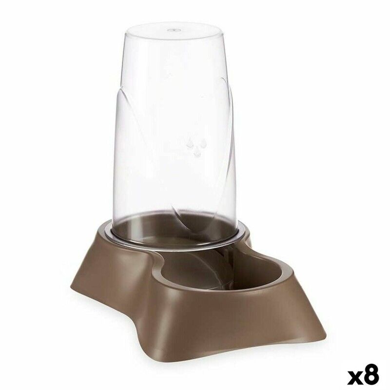 Ciotola per animali domestici Dispenser Beige Plastica 1,5 L 16 x 24,5 x 24 cm (8 Unità) Ciotola per animali domestici Dispenser Beige Plastica 1,5 L 16 x 24,5 x 24 cm (8 Unità)