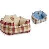 Letto per animali domestici A quadri 40 x 30 x 60 cm (8 Unità)