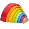 Puzzle di Legno per Bambini Woomax Arcobaleno 8 Pezzi 4 Unità