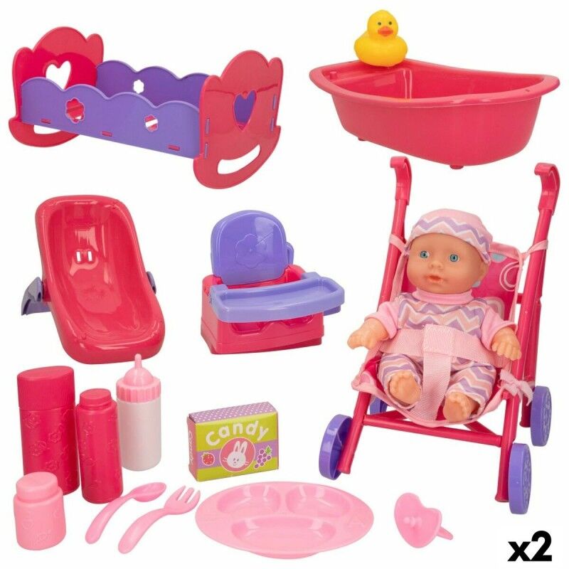 Accessori per Bambole Colorbaby 2 Unità Accessori per Bambole Colorbaby 2 Unità