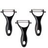 Pela Verdure e Frutta Kinvara 86886 Nero Acciaio inossidabile Set (12 Unità)