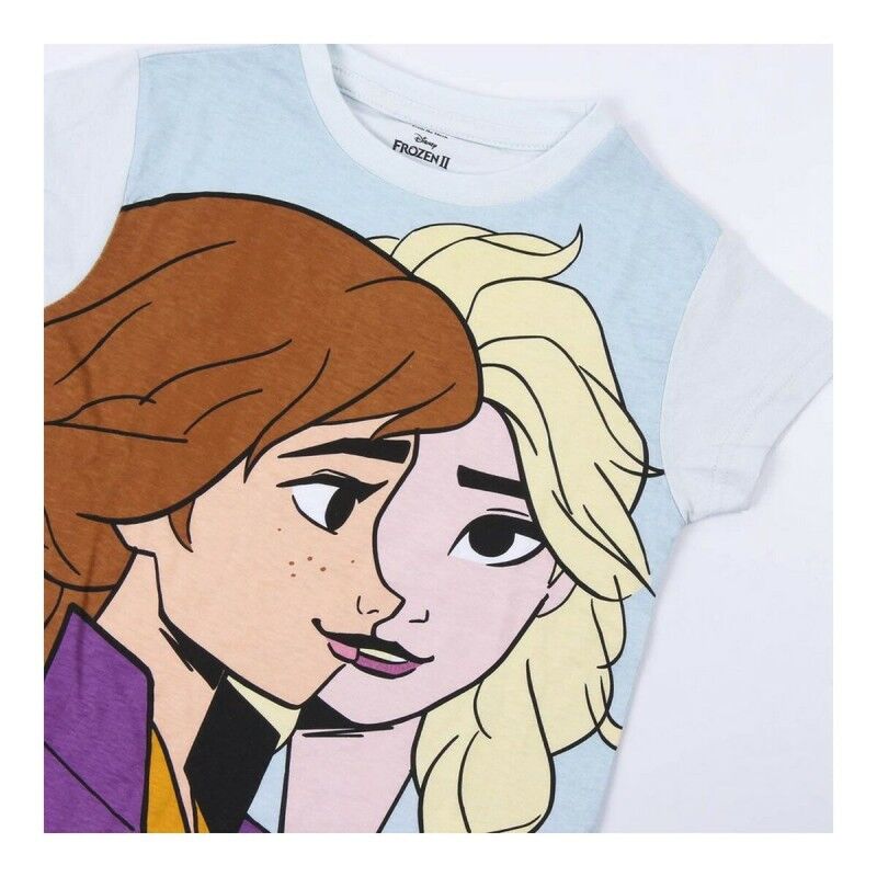Pigiama Estivo Frozen Azzurro Chiaro Pigiama Estivo Frozen Azzurro Chiaro