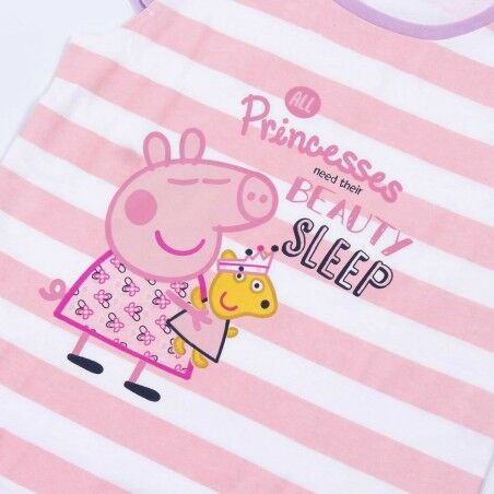 Pigiama Estivo Peppa Pig Rosa Viola