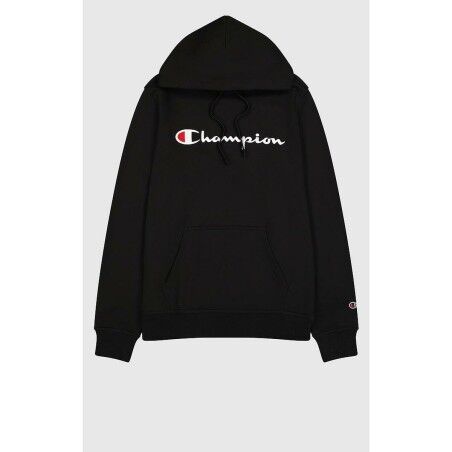 Felpa con Cappuccio Uomo Champion HOODED SWEATSHIRT 220253 NBK Nero