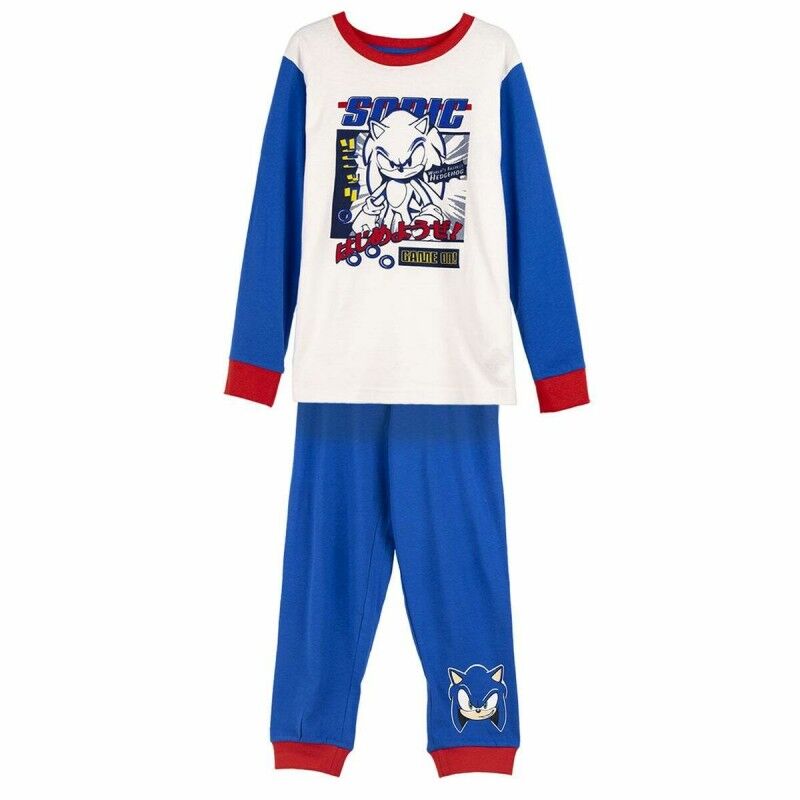 Pigiama Per bambini Sonic Azzurro Pigiama Per bambini Sonic Azzurro