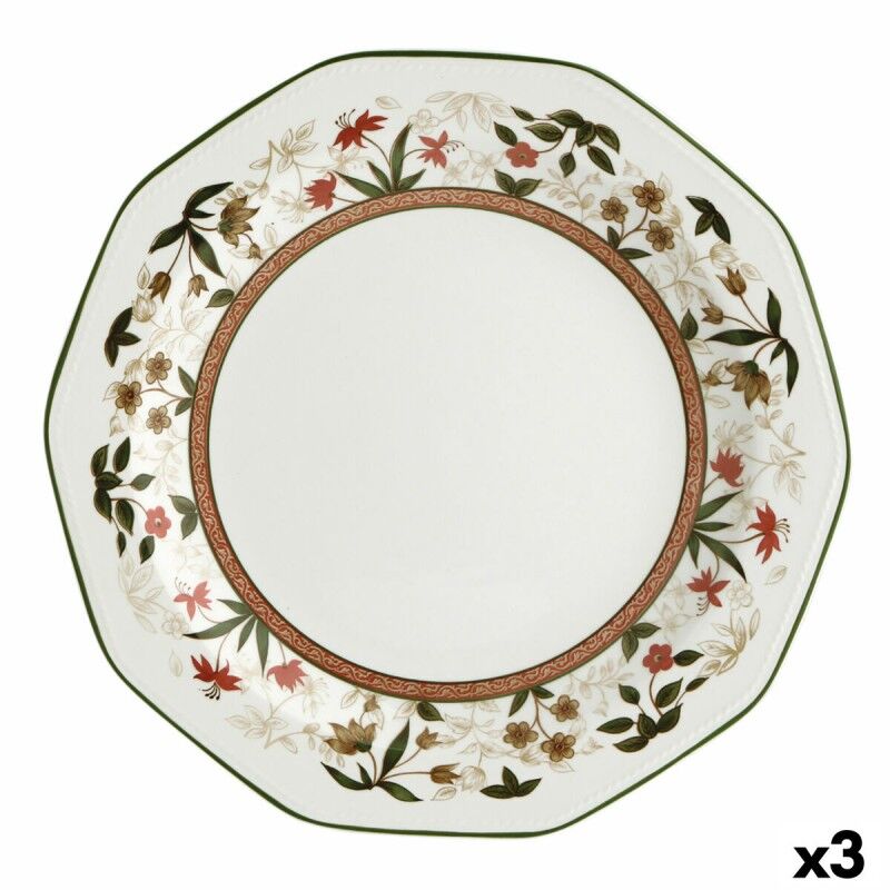 Teglia da Cucina Queen´s By Churchill Assam Rotondo Bianco Ceramica servizio di piatti (3 Unità) Teglia da Cucina Queen´s By Churchill Assam Rotondo Bianco Ceramica servizio di piatti (3 Unità)