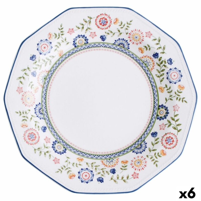 Piatto da pranzo Churchill Bengal Ceramica servizio di piatti Ø 27 cm (6 Unità) Piatto da pranzo Churchill Bengal Ceramica servizio di piatti Ø 27 cm (6 Unità)