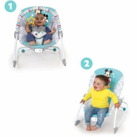 Amaca per Neonati Bright Starts Mickey Mouse Azzurro