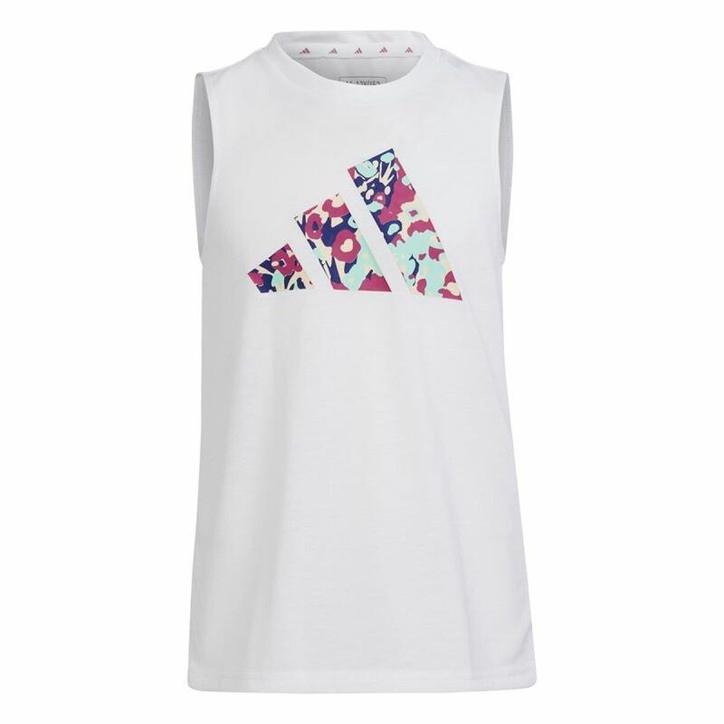 Canotta Bambini Adidas Bianco Canotta Bambini Adidas Bianco