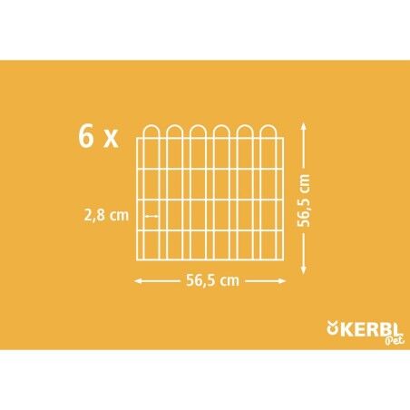 Gabbia Kerbl Metallo Grigio Roditori Esagonale