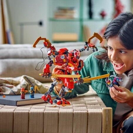 Set di Costruzioni Lego NINJAGO 71812 Kai's Ninja Climbing Robot Multicolore