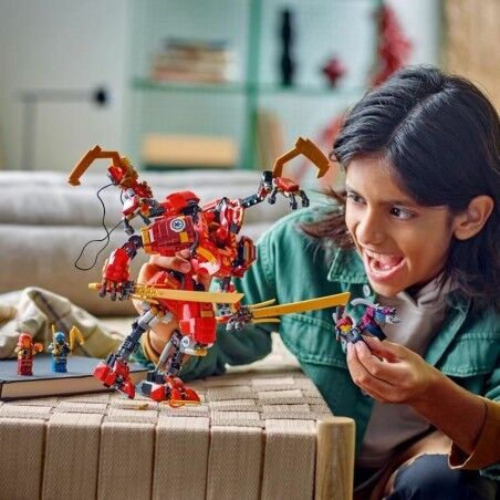 Set di Costruzioni Lego NINJAGO 71812 Kai's Ninja Climbing Robot Multicolore