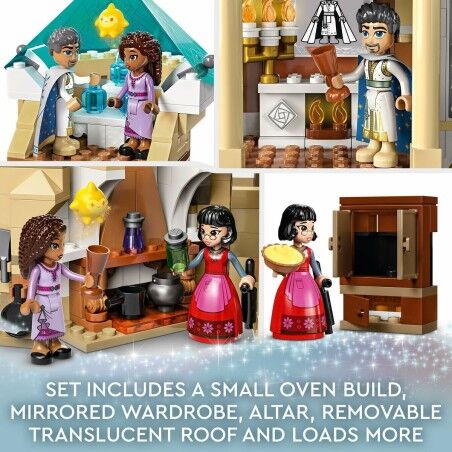 Set di Costruzioni Lego Disney Wish 43224 King Magnifico's Castle 613 Pezzi