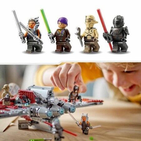 Set di Costruzioni Lego Star Wars 75362 Ahsoka Tano's T6 Jedi Shuttle Multicolore 599 Pezzi