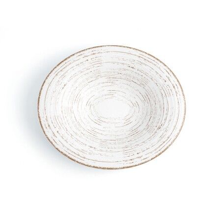 Piatto Fondo Ariane Tornado White Ceramica Bicolore Ø 29 cm (6 Unità)