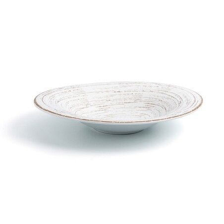 Piatto Fondo Ariane Tornado White Ceramica Bicolore Ø 29 cm (6 Unità)
