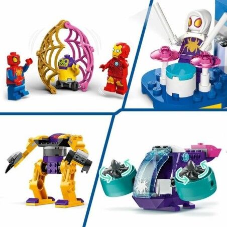 Set di Costruzioni Lego Marvel Spidey and His Amazing Friends 10794 Team S Multicolore