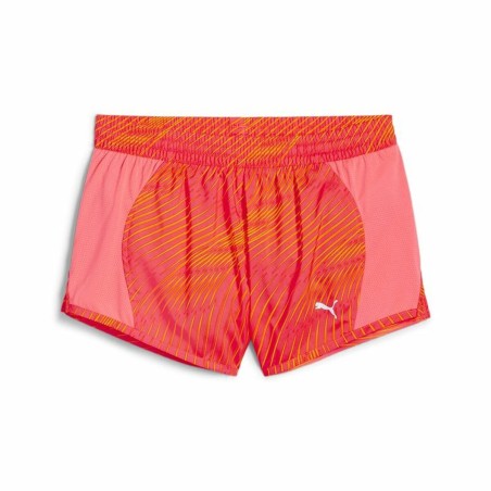 Pantaloncini Sportivi da Donna Puma Puma Run Favorite Aop Velocity 3" Rosso